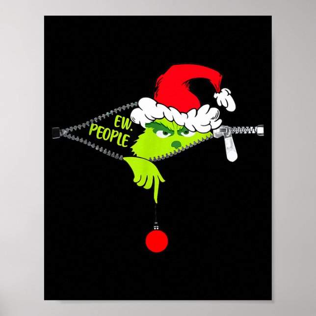 Funny Christmas Ew People Men Women Kid Boys Girls Poster (Framsidan)