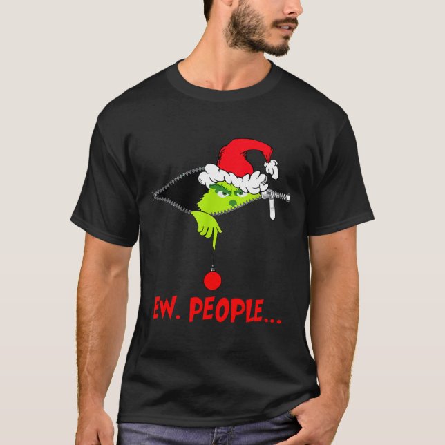 Funny Christmas Ew People Men Women Kid Boys Girls T Shirt (Framsida)