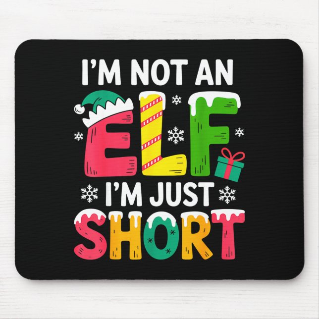 Funny Christmas Family Pajamas I'm Not An Elf I'm  Musmatta (Framsidan)