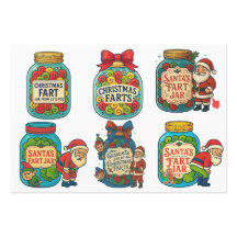 Funny Christmas Fart Jar 100% Festive Flatulence!
