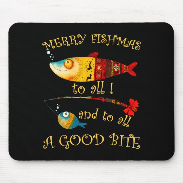 Funny Christmas Fisherman's Merry Fishmas To All F Musmatta (Framsidan)