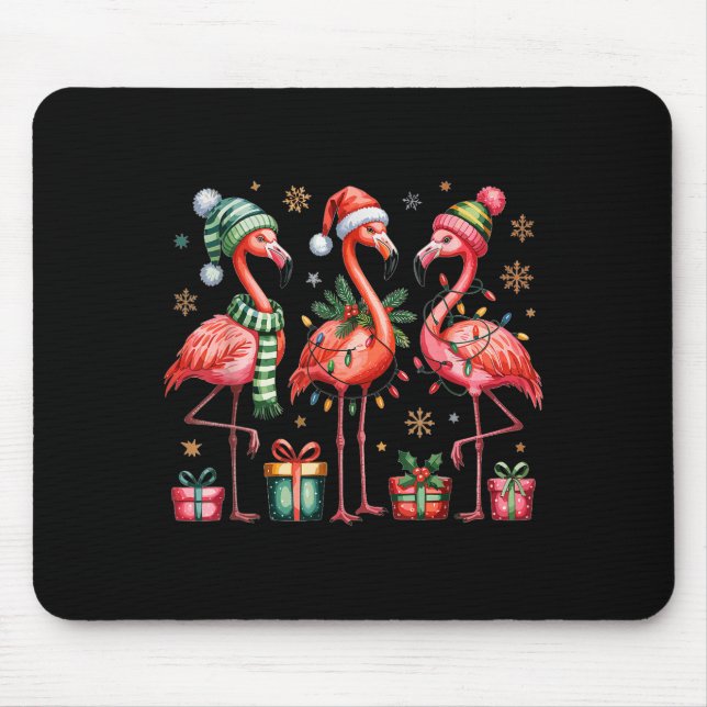 Funny Christmas Flamingos  Musmatta (Framsidan)