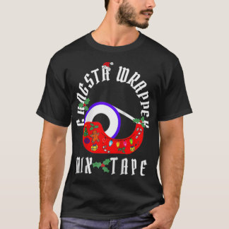 Funny Christmas Gangsta Wrapper Mi Tape Design 3  T Shirt