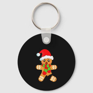 Funny Christmas Gingerbread Man Cookie Oh Snap  Nyckelring