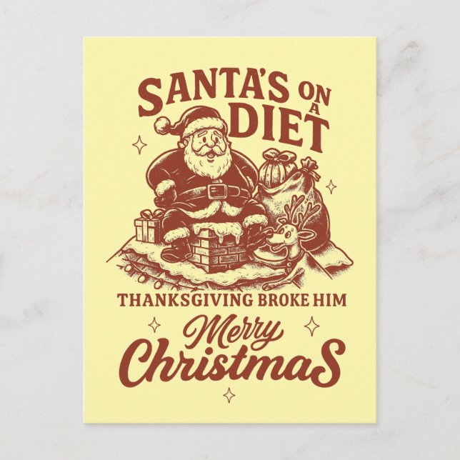 Funny Christmas  Helg Vykort (Framsida)