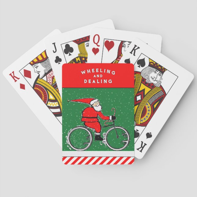 Funny Christmas Holiday Party Casinokort (Baksidan)