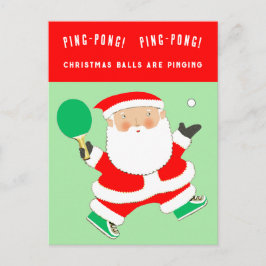 Funny Christmas Holiday Postcard Helg Vykort