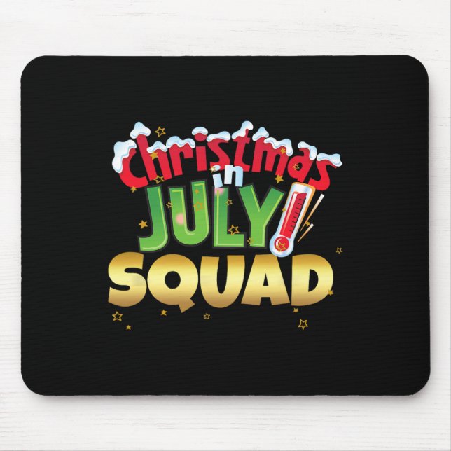 Funny Christmas In July Squad Shirt Summer Group S Musmatta (Framsidan)