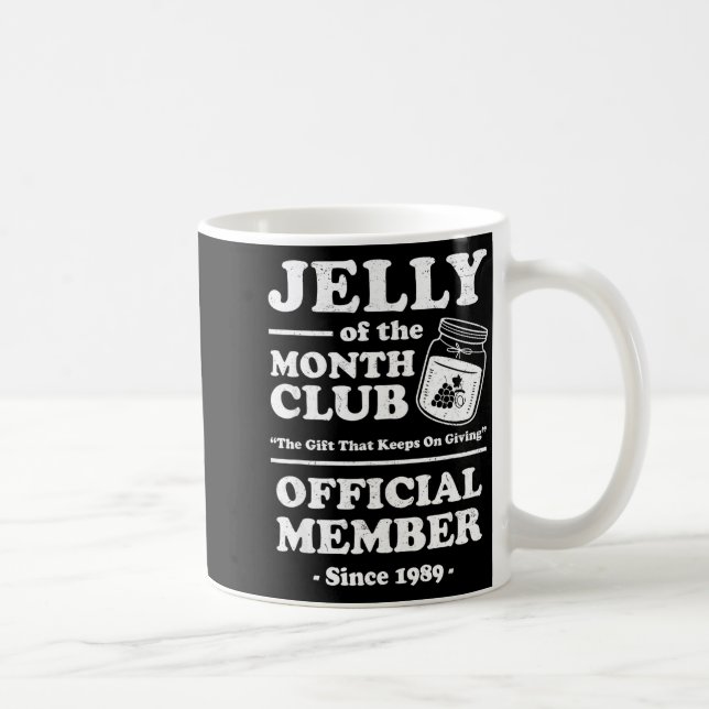 Funny Christmas Jelly Of The Month Club Member Xma Kaffemugg (Höger)