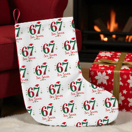 Funny Christmas Meme Six Seven 67 6 7 Holiday Liten Julstrumpa