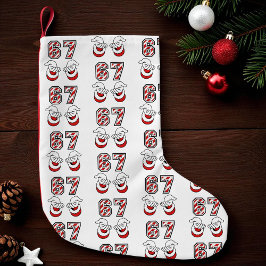 Funny Christmas Meme Six Seven 67 6 7 Holiday Liten Julstrumpa