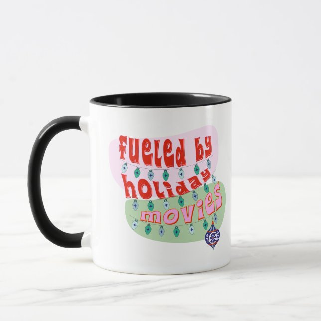 Funny Christmas Movies Channel Holiday Gift Mug Mugg (Vänster)