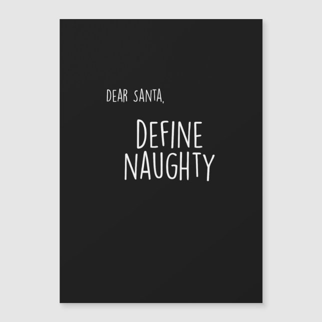 Funny Christmas Naughty Nice Santa Checklist  (Framsida)