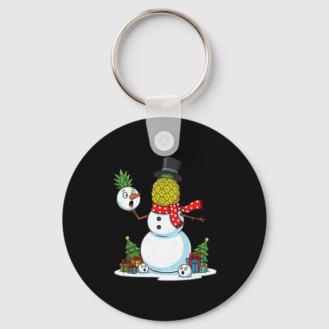Funny Christmas Ne Snowman Xmas Mens Womens Kids  Nyckelring (Framsida)
