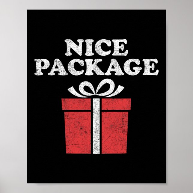 Funny Christmas Nice Package Retro Ugly Party Adul Poster (Framsidan)
