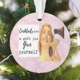 Funny Christmas Ornament Retro Best Friend Gift