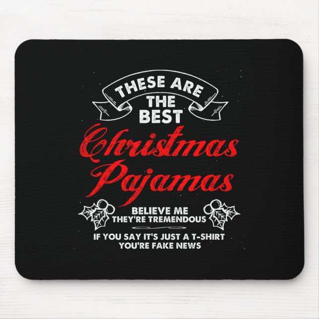 Funny Christmas Pajamas Donald Trump Gag Joke Pjs  Musmatta (Framsidan)