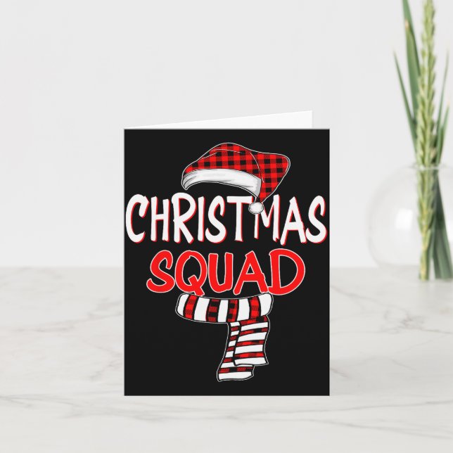 Funny Christmas Santa Claus Red Plaid Shirt, Chris Kort (Framsida)