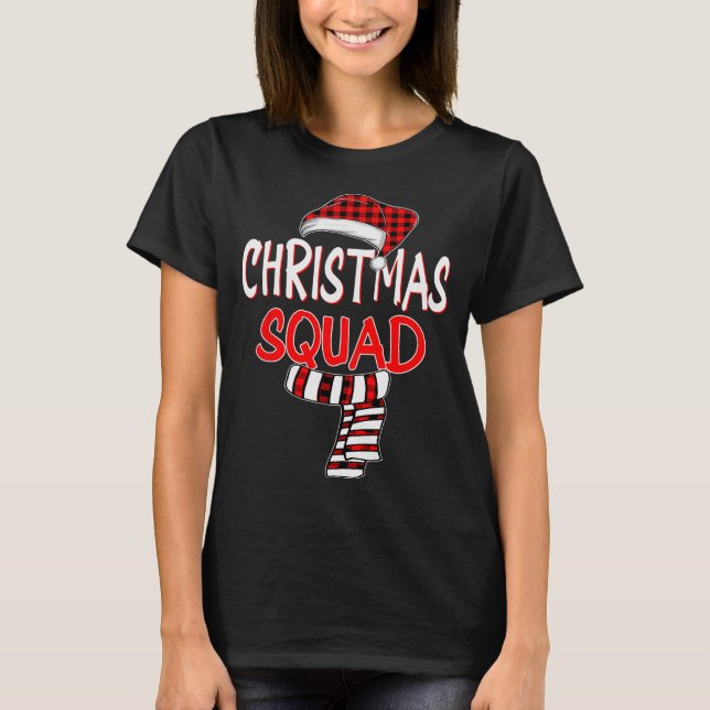 Funny Christmas Santa Claus Red Plaid Shirt, Chris T Shirt (Framsida)