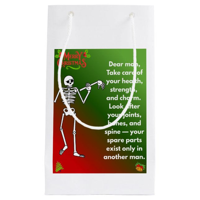 Funny Christmas Skeleton Wishes for man (Framsidan)