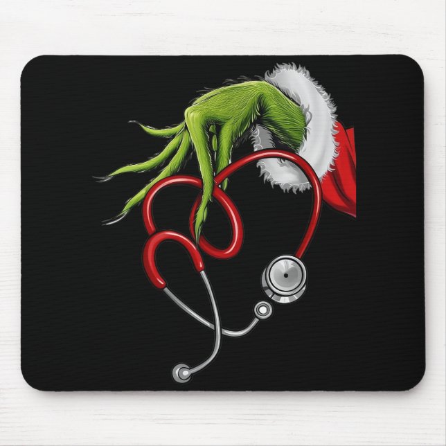 Funny Christmas Stethoscope Musmatta (Framsidan)