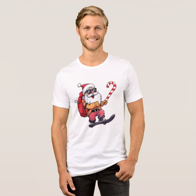 Funny Christmas Streetwear Outfit T Shirt (Framsida Full)