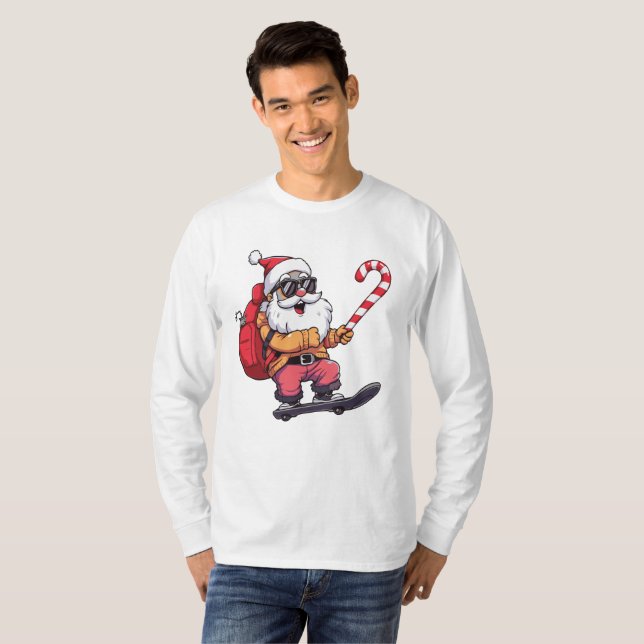 Funny Christmas Streetwear Outfit T Shirt (Hel framsida)