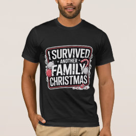 Funny Christmas Survivor Shirt T Shirt