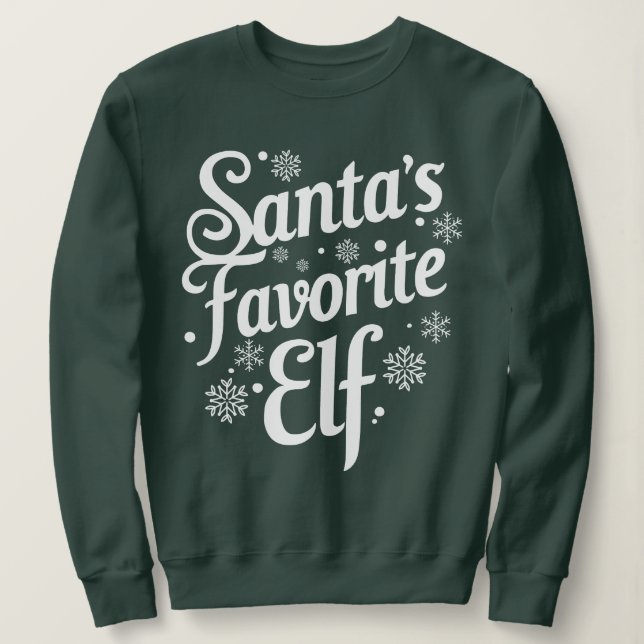 Funny Christmas Sweatshirt for Adults T Shirt (Design framsida)