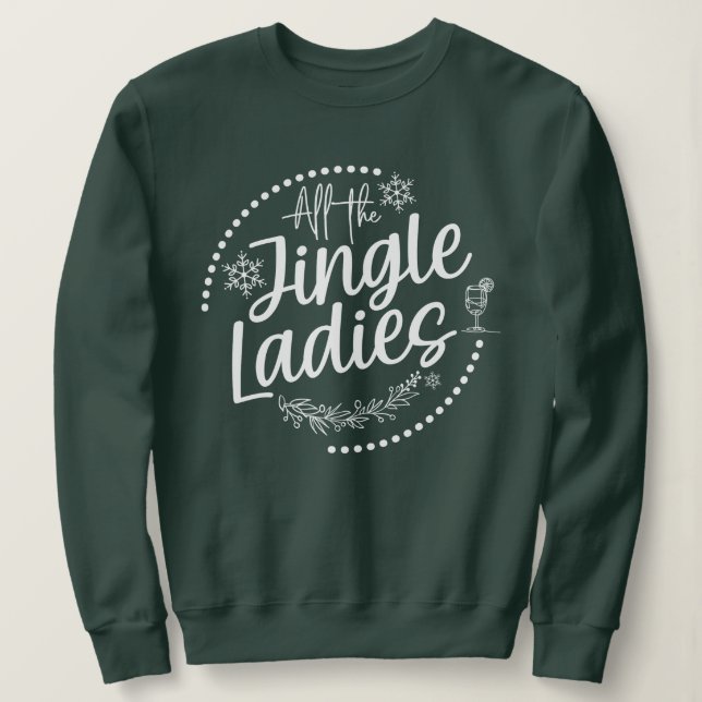 Funny Christmas Sweatshirt for Adults T Shirt (Design framsida)