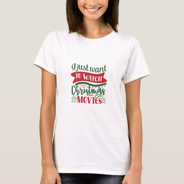 Funny Christmas T Shirt (Framsida)