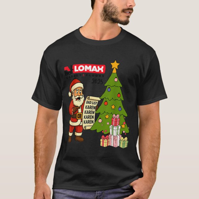 Funny Christmas  T Shirt (Framsida)