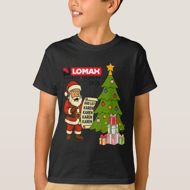 Funny Christmas  T Shirt (Framsida)