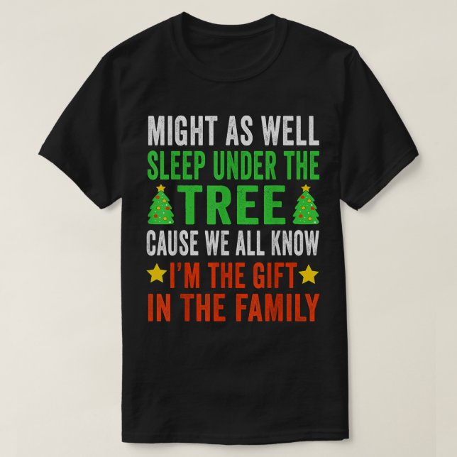 Funny Christmas Tee s Kids Christmas Pajamas Girls (Design framsida)