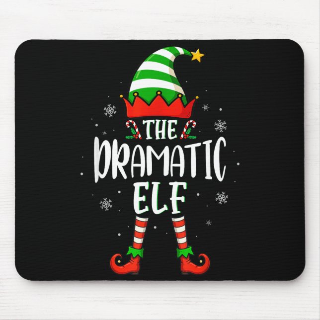 Funny Christmas The Dramatic Elf Family Matching X Musmatta (Framsidan)