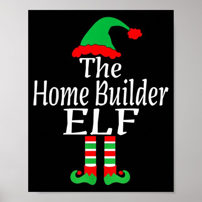 Funny Christmas The Home Builder Elf Developer Arc Poster (Framsidan)
