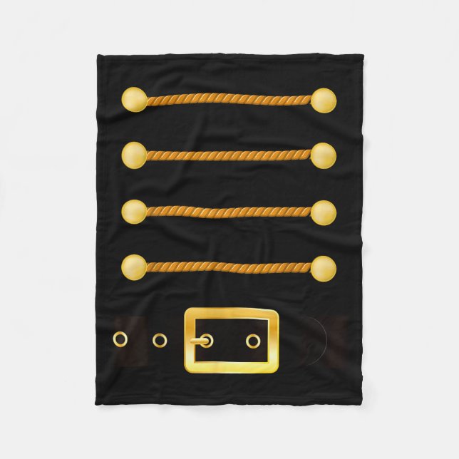 Funny Christmas With Nutcracker Costume  Fleecefilt (Framsidan)