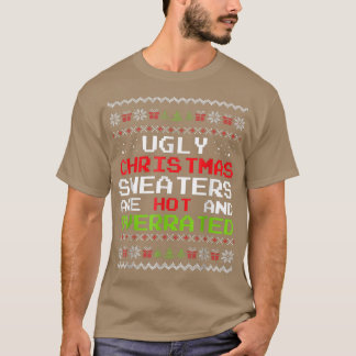 Funny Christmasfor Ugly Sweater Party Manar Women  T Shirt