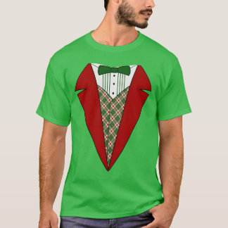 Funny Christmasuedo Red och Greenu-vänner T Shirt