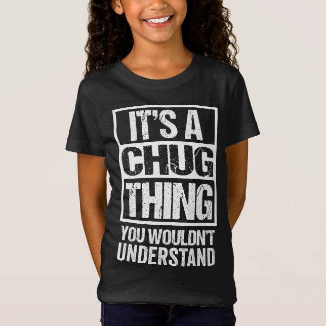 Funny Chug Parent Quote Mixed Hund aveln Älskare T Shirt (Framsida)