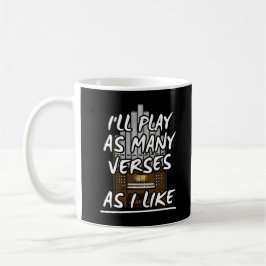 Funny Church Organist Verses Kaffemugg