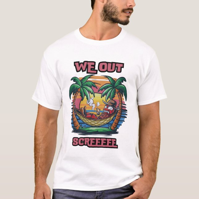 Funny Cicada Quote we Out Cicada T Shirt (Framsida)