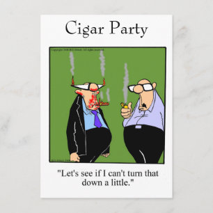 Funny Cigar Party-inbjudan Inbjudningar