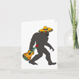Funny Cinco De Mayo Bigfoot Mexican Guitar - Cinco Kort