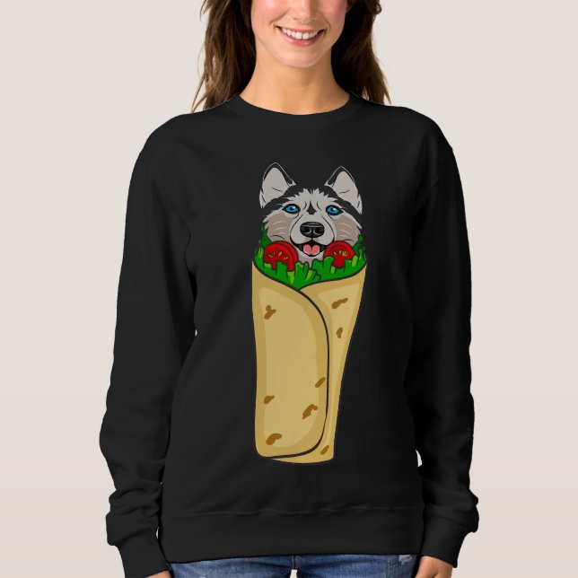 Funny Cinco De Mayo Burrito Husky Cinco De Doggo S T Shirt (Framsida)