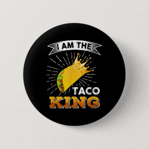 Funny Cinco De Mayo Food I är Taco Kung T Shir Knapp