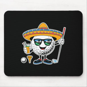 Funny Cinco de Mayo Golf Byll med Sombrero Margar Musmatta