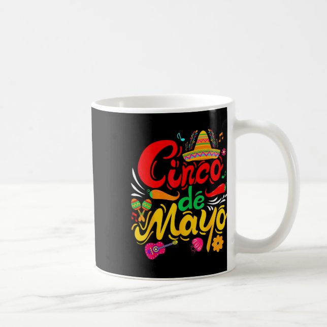 Funny Cinco De Mayo Mexican Fiesta Party 5 De Mayo Kaffemugg (Höger)