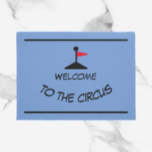 Funny Circus Doormat och Welcome Mat