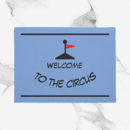 Funny Circus Doormat och Welcome Mat